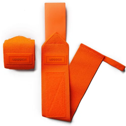 Miniatura 9 de UPPPER Muñequeras para levantamiento de pesas, soporte de muñeca de 19 pulgadas con lazo para el pulgar para prensa de banco, levantamiento de Azul
