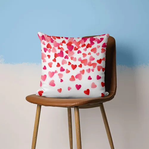Miniatura 5 de Juego de 2 fundas de almohada de corazón para el día de San Valentín de 20 x 20 pulgadas, regalos románticos de San Valentín, Día de la Madre