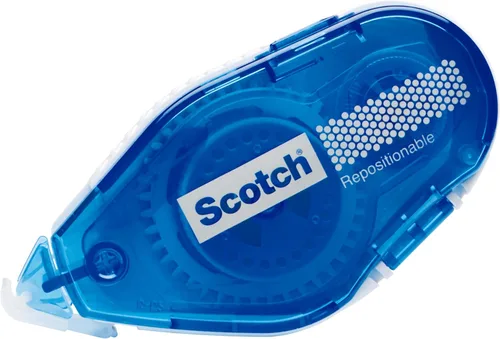 Miniatura 4 de Scotch Cinta de cinta reposicionable, 0.31 pulgadas x 49 pies, 1 rollo/paquete (055-RPS-CFT) (paquete de 2)