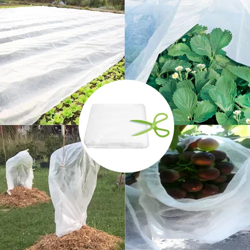 Miniatura 4 de Garutom Cubiertas para Plantas Protección contra Congelación 10 pies x 50 pies 1.1 oz Tela contra Heladas Protección contra Congelación de Plantas