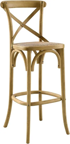 Miniatura 11 de Modway Taburete Gear Bar en Negro, 19 x 17.5 x 43.5