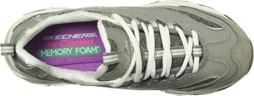 Miniatura 5 de Skechers D'Lites - Tenis de espuma viscoelástica con cordones para mujer