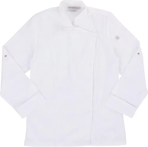 Miniatura 4 de Chef Works Abrigo de chef Lansing para mujer
