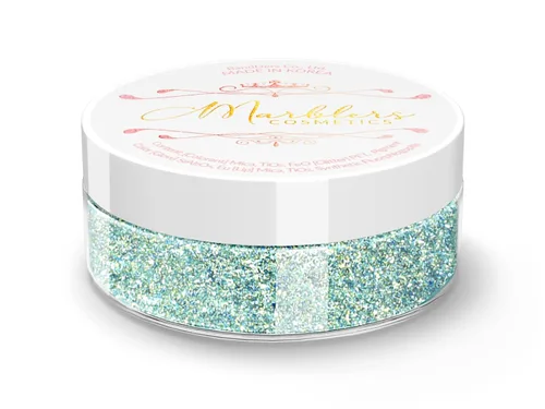 Miniatura 153 de MARBLERS Brillantina de forma gruesa de grado cosmético [estrella] 0.11 onzas (0.11 oz) Escamas No tóxica Vegana Libre de crueldad animal