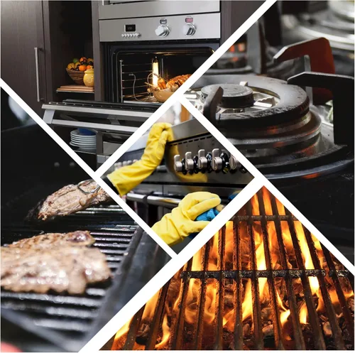 Miniatura 5 de Limpiador de horno y parrilla (paquete de 2) resistente, de penetración rápida, limpiador concentrado, removedor de aceite y grasa