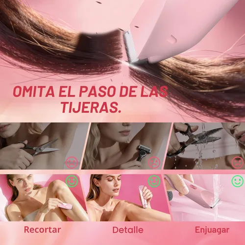 Miniatura 9 de Recortadora de Bikini para Mujeres – Afeitadora Eléctrica Suave para Áreas Sensibles, Afeitadora Recargable USB-C Impermeable para Cuerpo y Cara