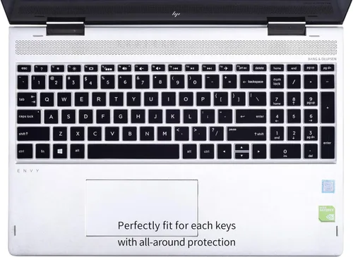 Miniatura 7 de Cubierta de teclado para portátil HP 15.6 15-dw 15-dy 15-da/db 15-ef 15-bs/bw 15-dy5033dx dy5073dx dy2073dx dy5399nr dy5599nr 15-dw4047nr Negro