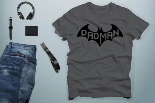 Miniatura 2 de CBTWear Dadman - Super Dadman Bat Hero Funny Premium - Camiseta para hombre