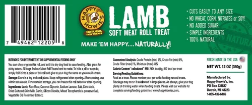 Miniatura 9 de Happy Howie's Rollo de Carne Suave para Premios – Rollos de Comida Suave para Perros, Ingredientes Naturales, para Todos los Perros, Hecho