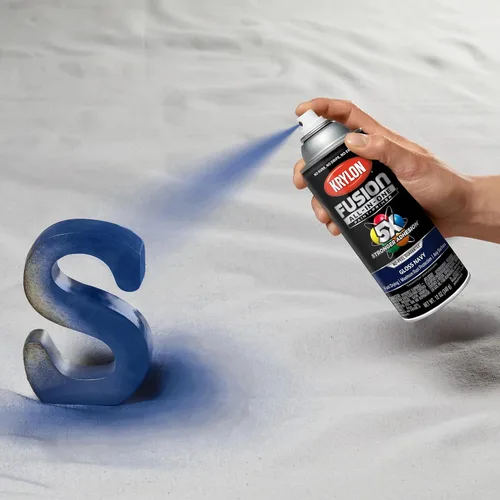 Miniatura 59 de Krylon Fusion - Pintura en aerosol adhesiva todo en uno para uso en interiores y exteriores, 12 onzas, aluminio