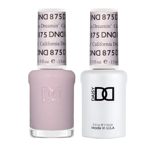 Juego de esmalte de gel DND, Colección Sheer, esmalte de gel UV/LED y laca de uñas de secado al aire, dúo de esmalte sin astillas a juego, 0.5 onzas