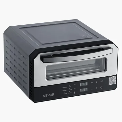 Miniatura 12 de Horno de pizza eléctrico VEVOR, Smart Pizzas Maker interior con 5 ajustes preestablecidos, horno de pizza de encimera de 12 pulgadas con pantalla