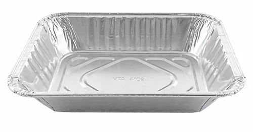 Miniatura 2 de Handi-Foil Sartén desechable oblonga de alimentación para personas mayores de 1 libra (paquete de 200)
