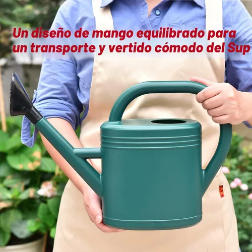 Miniatura 4 de Regadera de 1 galón para plantas de interior, regaderas de jardín para plantas al aire libre, flor de casa, regadera de galón, boquilla grande