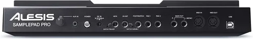Miniatura 4 de Alesis Sample Pad Pro + Multipad Clamp - Instrumento de percusión y activación de muestras con almohadillas de goma de zona dual y sistema