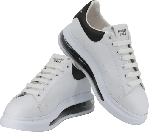 Miniatura 3 de Bonateks Tenis para hombre, color blanco, 10 estrecho, Blanco