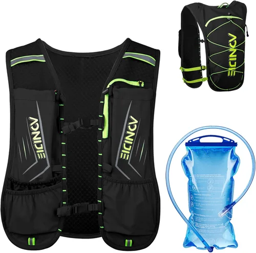 Miniatura 17 de Azarxis Chaleco de Hidratación para Correr Mochila 5L 5.5L para Mujeres y Hombres para Correr en Senderos Carrera de Maratón Ciclismo Senderismo
