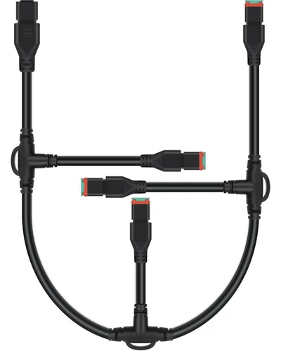 Miniatura 10 de Conectores de arnés de cableado macho hembra estilo DT, 2 juegos de adaptadores de cable de goma de 14 AWG, 2 pines Plug and Play para barra de luz