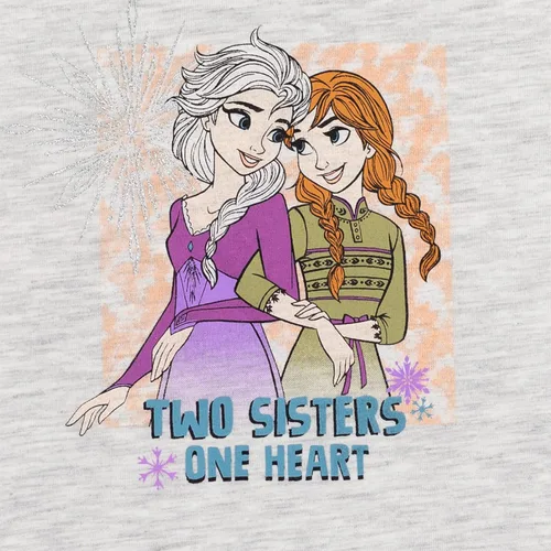 Miniatura 7 de Disney Frozen Princess Anna Elsa Tiana Sally Jack Skellington Girls 2 Pack Tunic Graphic T-Shirts Infant to Big Kid