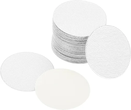 Miniatura 15 de PATIKIL Revestimiento de tapa de papel de aluminio de 3.32 pulgadas, 150 piezas resistentes a la inducción de manipulaciones selladoras térmicas