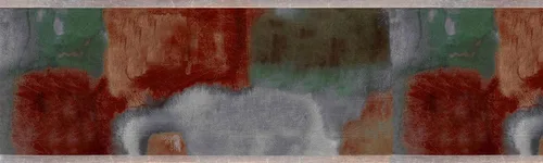 Miniatura 5 de Dundee Deco Papel tapiz para despegar y pegar, DDAZBD9401, diseño abstracto, gris, rojo, verde, pinceladas, borde de pared, diseño retro, 15 pies x