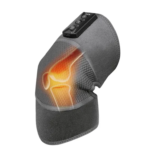 Rodillera térmica de grafeno con vibración y temporizador, rodillera térmica USB tipo C con 3 niveles de calor y 2 modos de vibración, correa