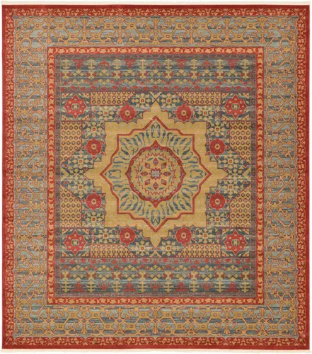 Miniatura 36 de Unique Loom Palace Collection - Alfombra Saray (2 pies x 3 pies 1 pulgada, rectangular, crema/marrón claro)