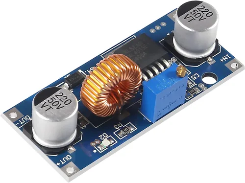 Miniatura 2 de 5PCS DC-DC 5A 4-38V Entrada a 1.25-36V Salida Ajustable Reductor Regulador Modulo 12V/24V/36V a 3.3V/5V/12V/24V 75W Regulador de voltaje de gran