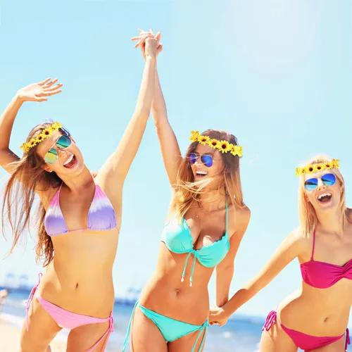 Miniatura 3 de 18 accesorios para el cabello de girasol, 3 diademas florales y 15 pinzas para el cabello para mujeres y niñas, corona bohemia de girasol, corona