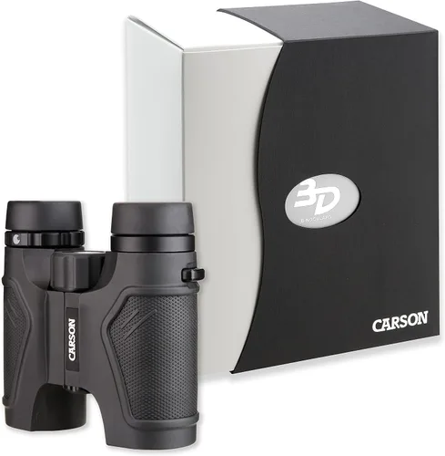 Miniatura 9 de Binoculares 3D de alta definición y a prueba de agua con vidrio de dispersión extra baja, de la marca Carson, negro High Quality Binoculars for