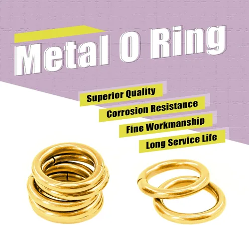 Miniatura 4 de Swpeet 60 anillos de metal multiusos de metal de 3/5 a 0.630 in para bolsas de hardware, anillos de mano, accesorios de bricolaje, llaveros, Dorado