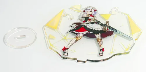 Miniatura 2 de Generic HMPAIMON Genshin Impact Personaje Acrílico Periférico Juego Póster Figura de Pie Decoración de Mesa Periférica Noelle