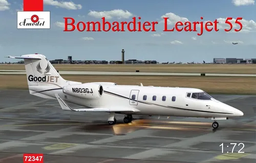 Miniatura 5 de Modelo de plástico Bombardier Learjet 55 1/72 Amodel 72347