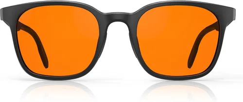 Bloomoak - Gafas de bloqueo de luz verde azul-Gafas para dormir, antirreflejos, antifatiga, adecuadas para pantallas, computadoras, televisores