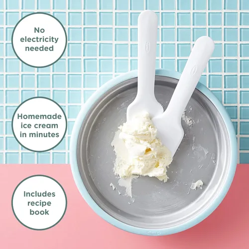 Miniatura 5 de Chef'n 5255870 Máquina de helados Sweet Spot, incluye libro de recetas, brillo azul