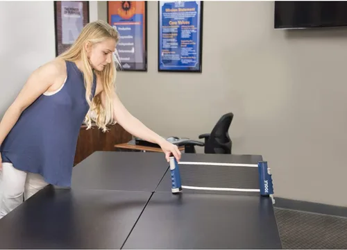 Miniatura 4 de JOOLA Red retráctil de ping pong con abrazaderas – Red de tenis de mesa se estira 5.75 pies – Abrazaderas en la mesa de hasta 2 pulgadas de grosor