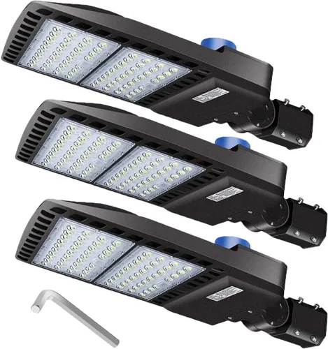 Miniatura 14 de LEDMO Soporte de doble bocina LED para estacionamiento, soporte de montaje de 180 grados, soporte de montaje de poste redondo, doble L, espigas