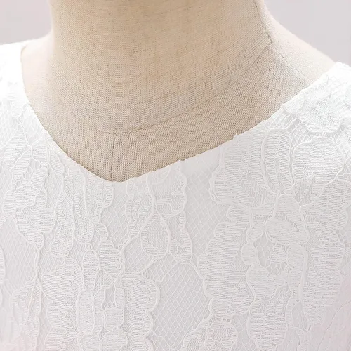 Miniatura 9 de Vestido de novia de princesa de tul para niña de 0 a 24 meses, con lazo, bordado de encaje