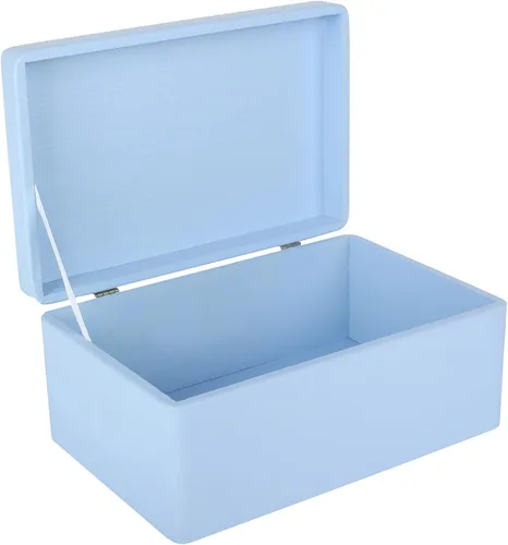 Miniatura 31 de Creative Deco Caja Grande de Madera Negra para Almacenamiento con Tapa con Bisagras 11.8 x 7.87 x 5.51 pulgadas (+-0.5) Caja de Regalo para Negro