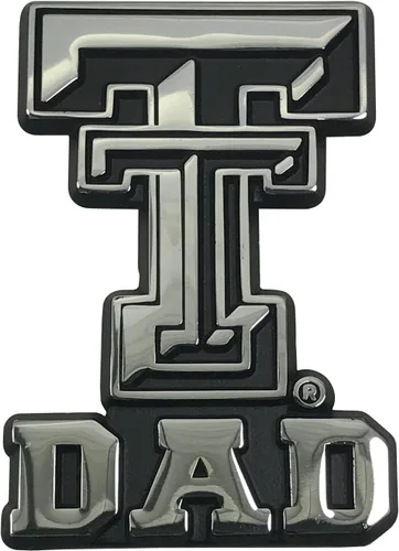 Miniatura 4 de Texas Tech Emblem Red Raiders - Emblema de metal prémium para automóvil (cromado)
