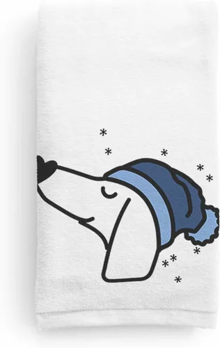 Miniatura 14 de Inkopious Gorro de invierno Airedale Terrier Toalla de mano decorativa - Decoración navideña para el hogar