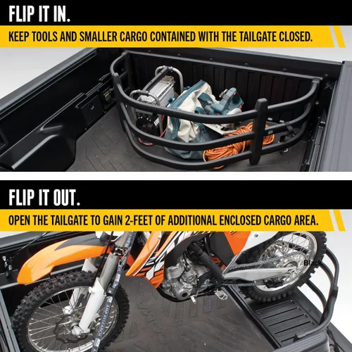 Miniatura 5 de RealTruck AMP Research BedXTender HD Moto 74809-01A Compatible con Nissan Frontier 1998 - 2017; Toyota Tacoma 1995 - 2015; Colorado Canyon 2004