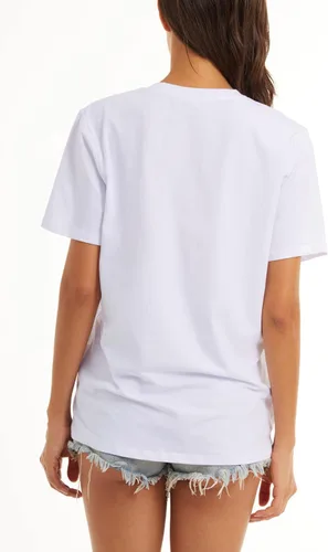 Miniatura 3 de Camisetas de manga corta para mujer, blusas de cuello en V de ajuste holgado