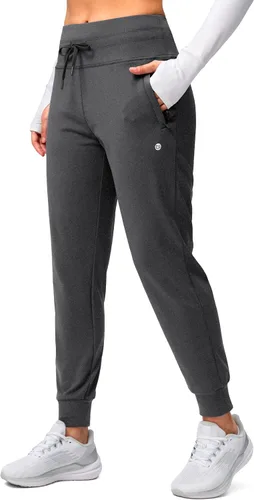 Miniatura 32 de G Gradual Pantalones deportivos con forro polar para mujer, de cintura alta, resistentes al agua, térmicos, para invierno, correr, senderismo