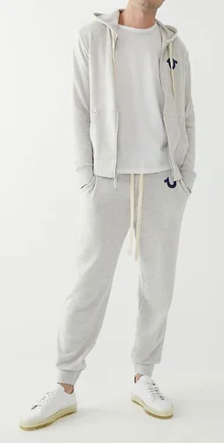Miniatura 2 de True Religion - Sudadera con capucha y cremallera con logotipo de Buda para hombre