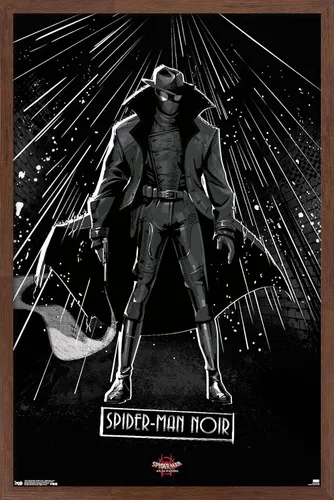 Miniatura 6 de Trends International Marvel Spider-Man - Póster de pared con texto en inglés "Into The Spider-Verse", de Spider-Man Noir, 14.725 x 22.375 pulgadas
