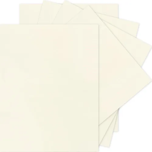 Miniatura 10 de 25 Hojas de Papel de Cartulina Negra 8.5 x 11 Pulgadas, 250 GSM/92 lb Papel de Cartulina Gruesa para Tarjetas DIY, Papel de Cartulina