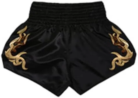 Miniatura 2 de OYSTERBOY Pantalones cortos clásicos de Muay Thai para hombres y mujeres, boxeo, kickboxing, artes marciales mixtas, ropa de lucha BJJ
