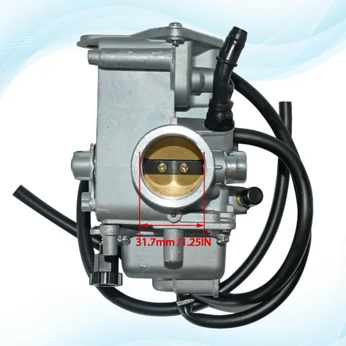 Miniatura 2 de Carburador ATC250ES para Honda Big Red 250 ATC250ES 1985 1986 1987 Carb Assy Reemplazar 16100-HA0-682 con filtro de aire 17254-HA0-000