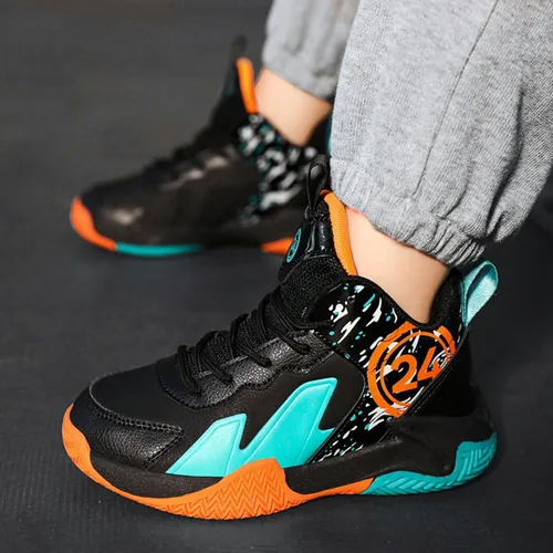 Miniatura 5 de Zapatos de baloncesto deportivos antideslizantes para niños